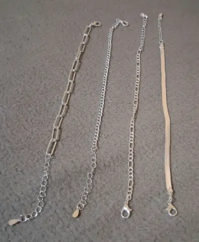 Set de pulseras de plata para mujer - miniatura 1