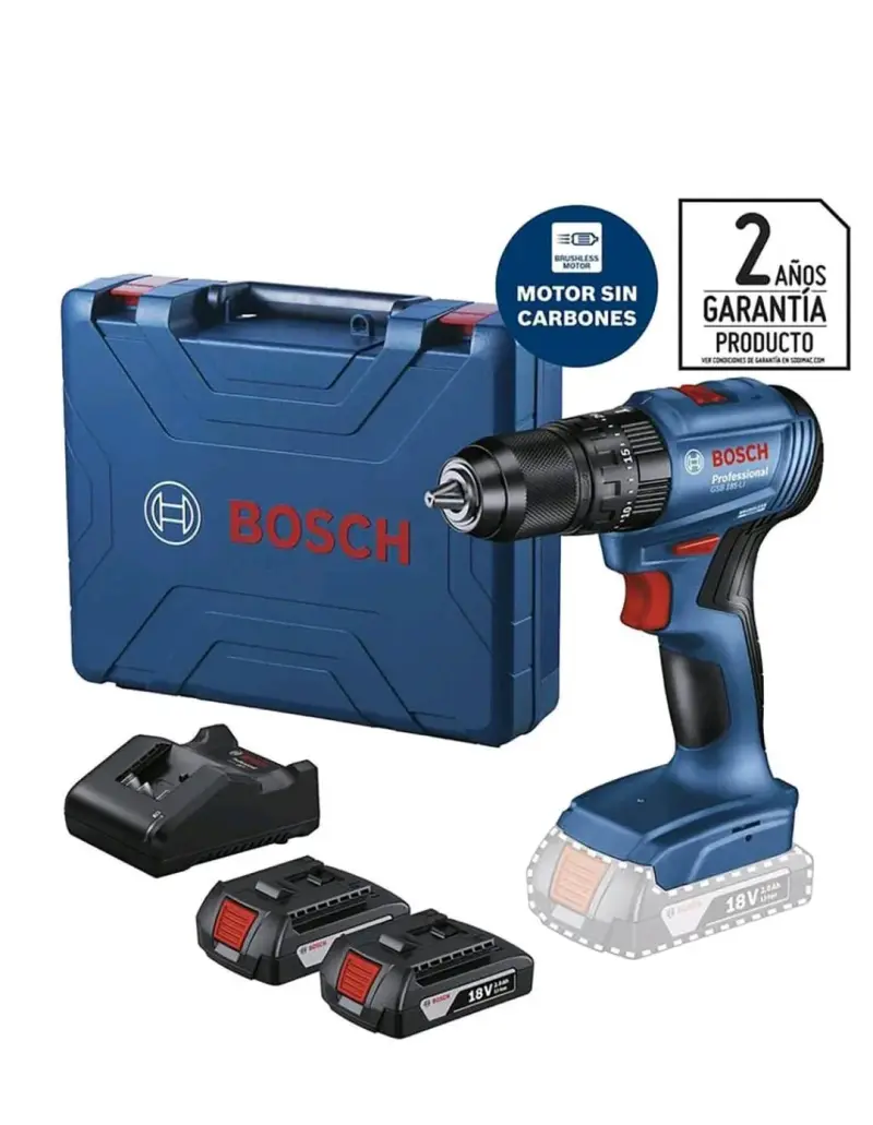 Taladro Inalámbrico Bosch 18V con Maletín - 2