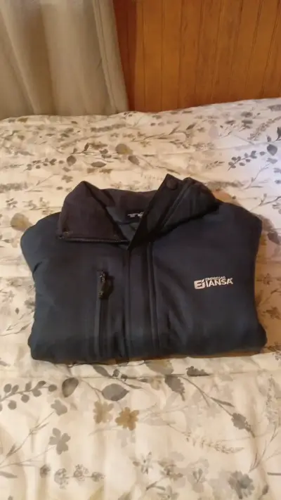 Chaqueta azul Empresas Iansa con cierre - miniatura 1