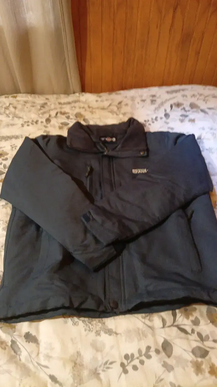 Chaqueta azul Empresas Iansa con cierre - 2