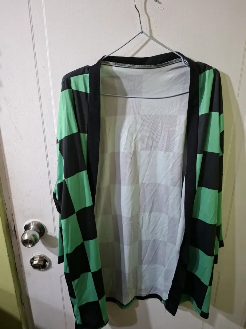 Haori Tanjiro talla L aprox . Kimetsu no yaiba - 1