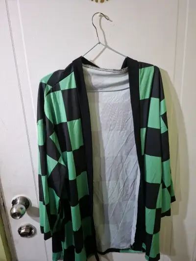 Haori Tanjiro talla L aprox . Kimetsu no yaiba - miniatura 2