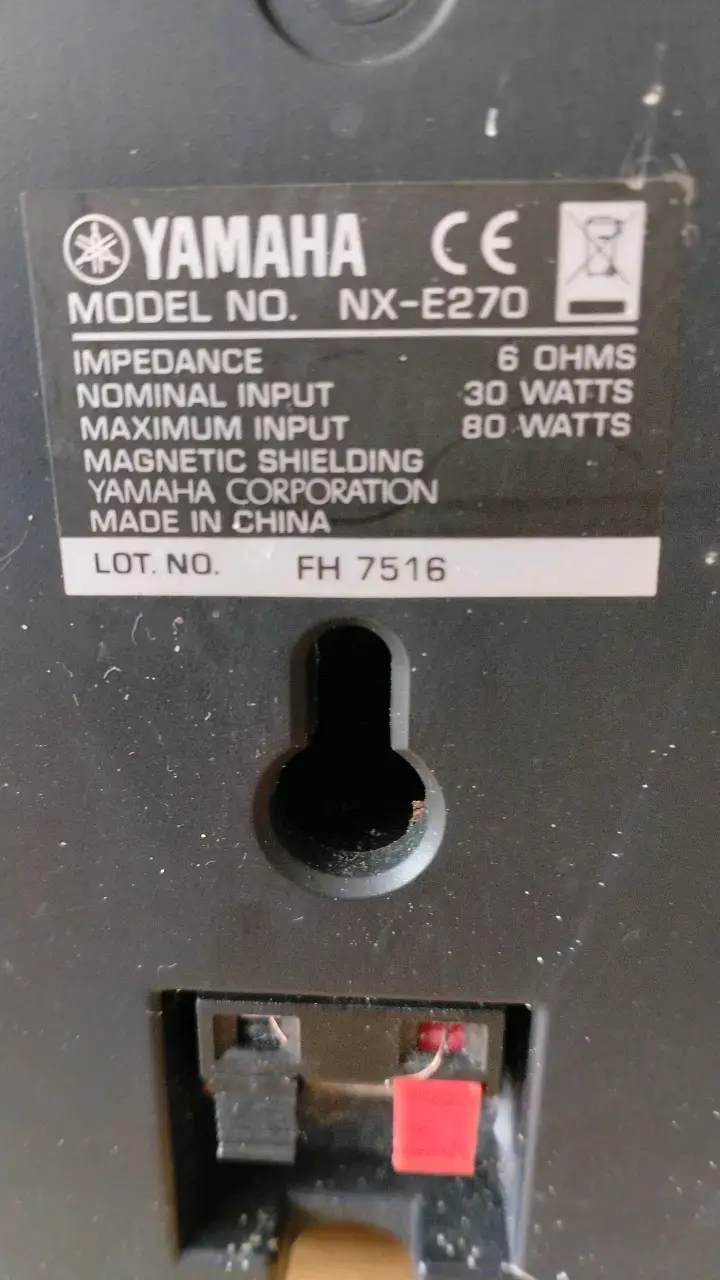 2 Parlantes Yamaha NX-E270 de 30W - 3