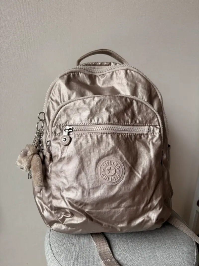 Mochila Kipling Seoul Metallic Glow