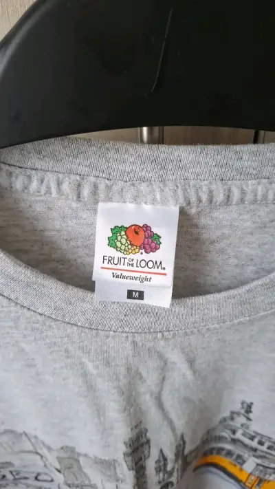 Polera gris Lisboa Fruit of the Loom - miniatura 2