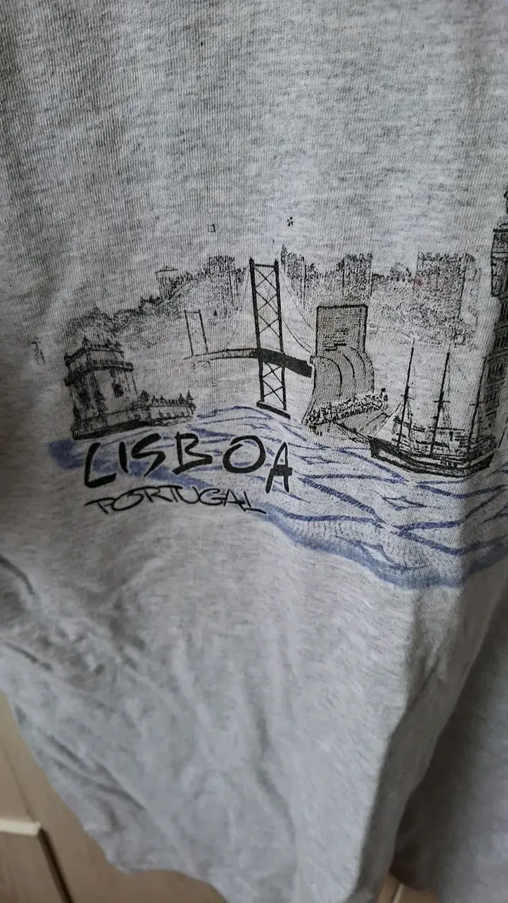 Polera gris Lisboa Fruit of the Loom - 3
