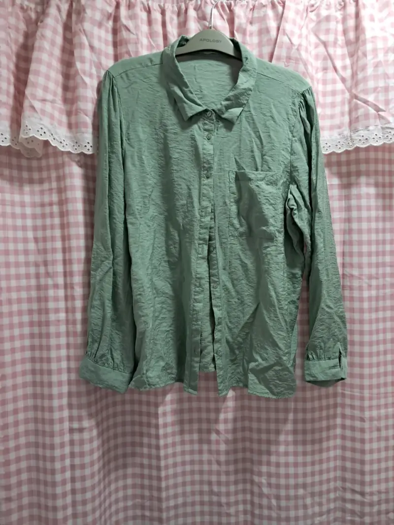 Blusa verde de mujer talla XL - 2