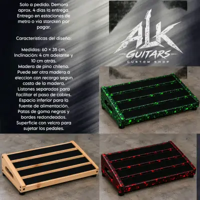 Pedalboard hechas a mano. Son a pedido. - miniatura 5