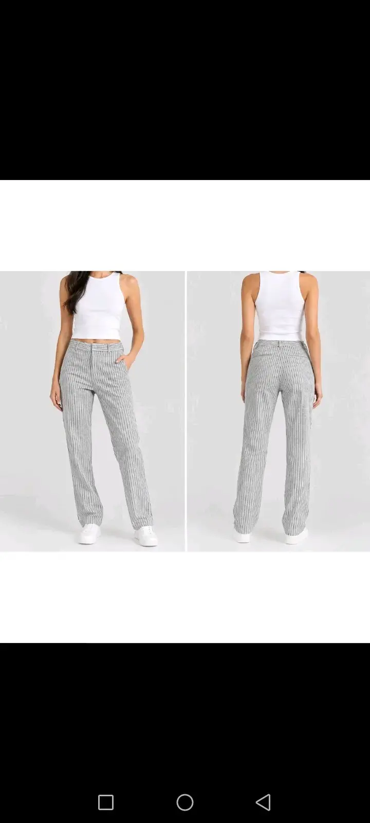 Pantalones a rayas Banana Republic Sloan talla 4 - 1
