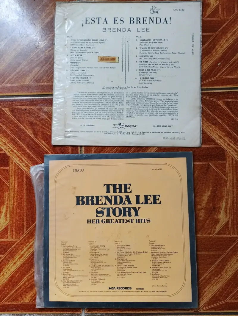 Vinilos de Brenda Lee: This Is Brenda y The Brenda Lee Story - 2