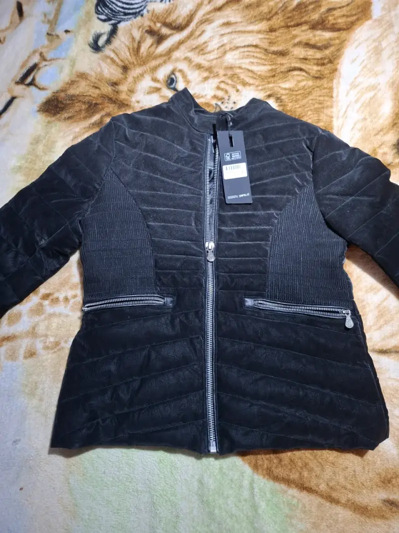 Chaqueta Parka Negra Mujer Talla M - 1
