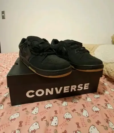 Zapatillas negras Converse unisex talla 43 - miniatura 2