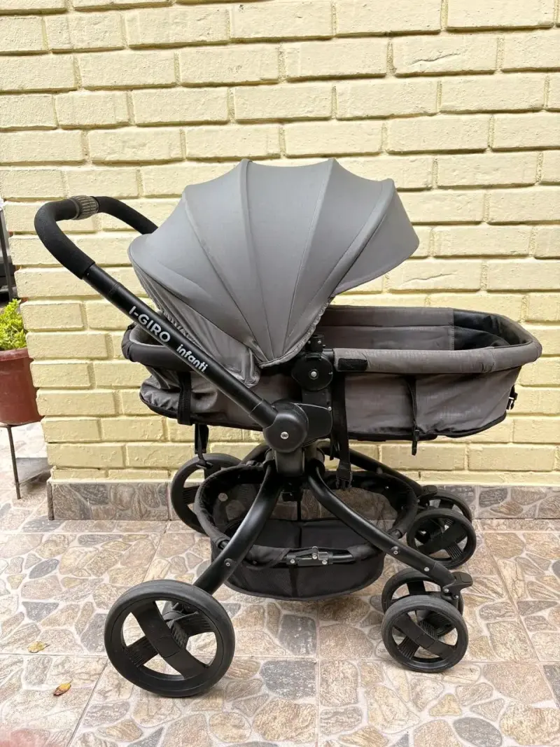 Coche de bebé Infanti I-Giro gris plegable - 1