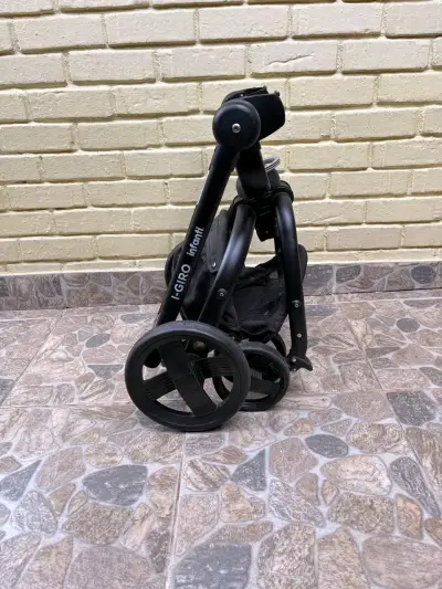 Coche de bebé Infanti I-Giro gris plegable - miniatura 3