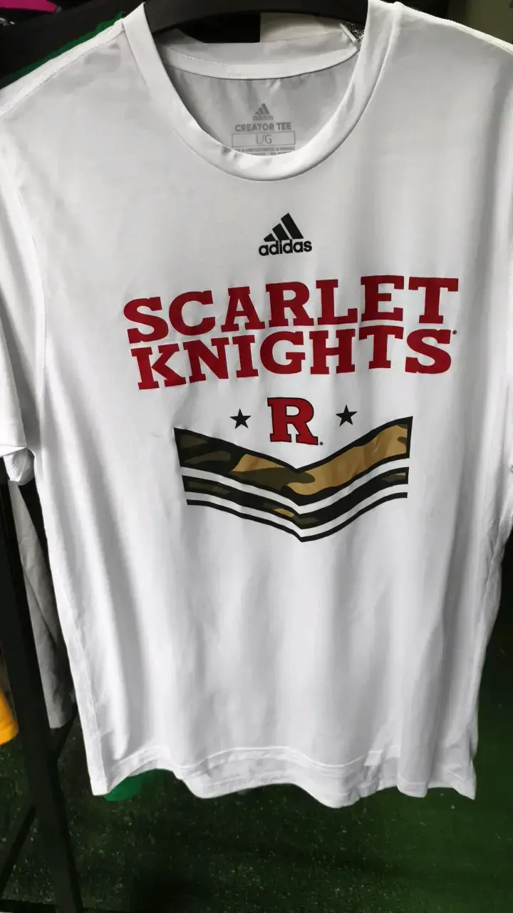 Polera Adidas Scarlet Knights Blanca