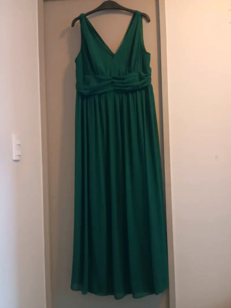 Vestido de fiest largo verde Ever Pretty talla 0XL - 1