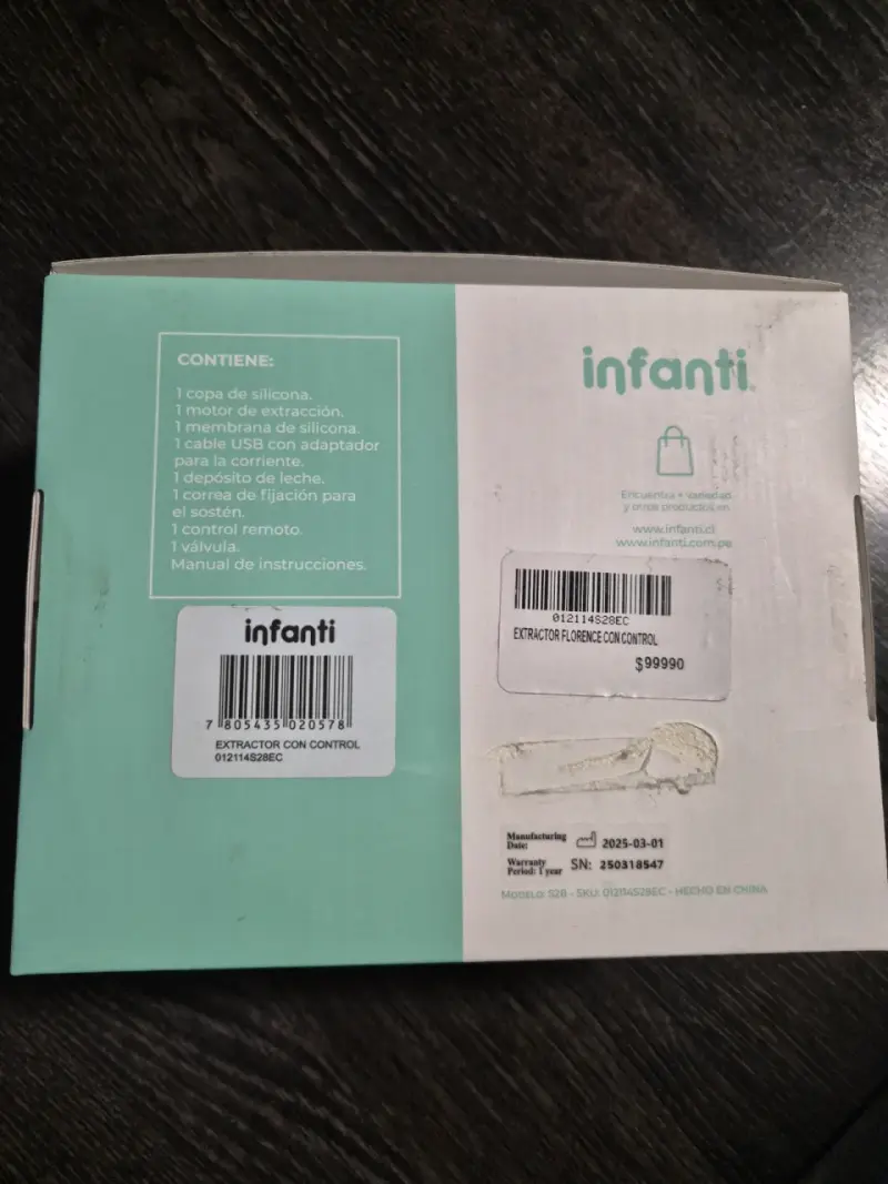 Extractor de Leche Infanti con Control Remoto - 2