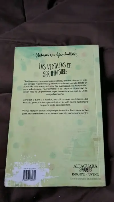 Libro 'Las Ventajas de Ser Invisible' de Stephen Chbosky - miniatura 2