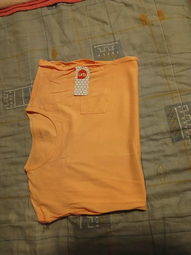 Polera sin mangas color durazno para Urb - 2