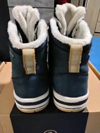 Botas de invierno azules con forro de lana lippí - miniatura 2