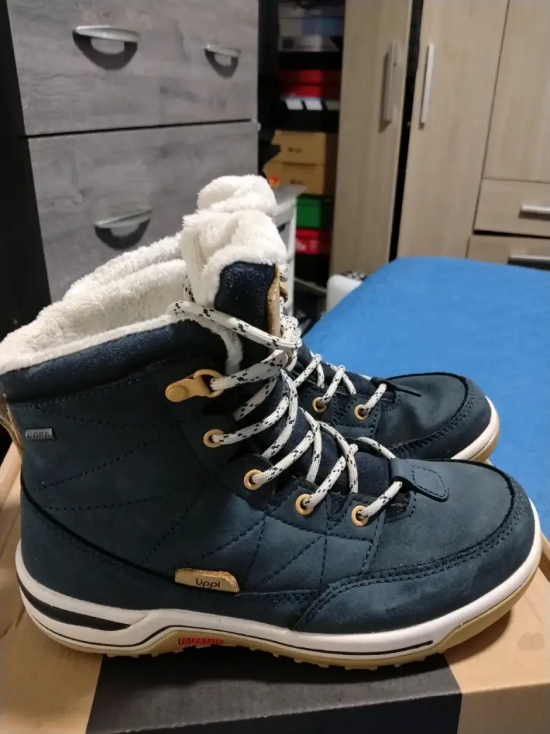 Botas de invierno azules con forro de lana lippí - 3