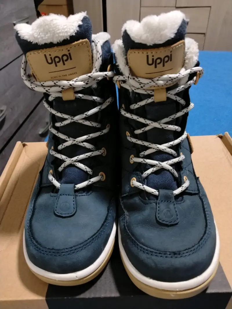 Botas de invierno azules con forro de lana lippí - 4
