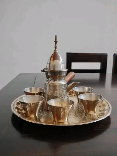 Cafetera turca de metal - miniatura 3