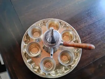 Cafetera turca de metal - miniatura 4
