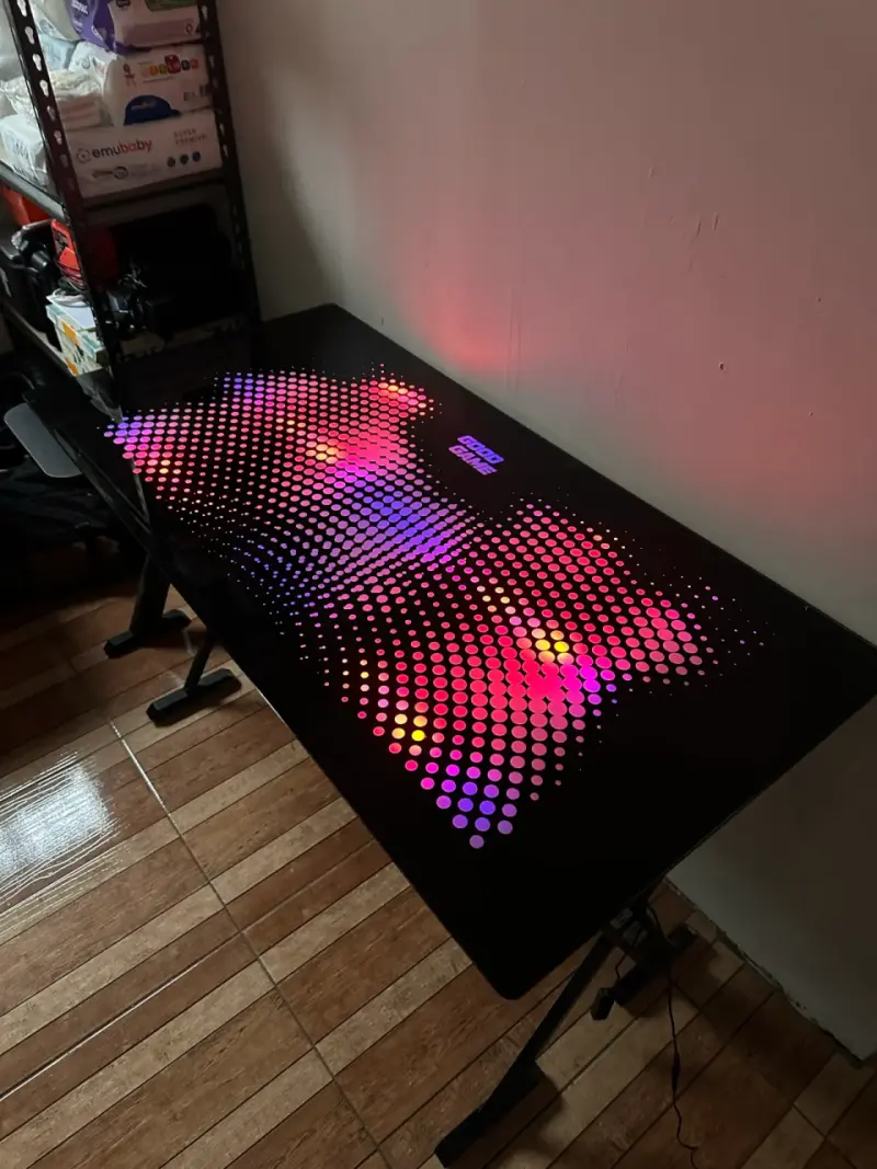 Escritorio gamer LED RGB + Silla de escritorio. - 2