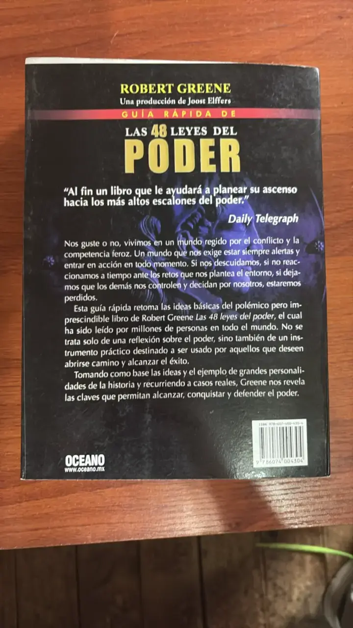 Libro Las 48 Leyes del Poder de Robert Greene - 2
