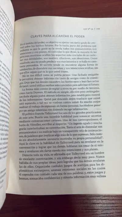 Libro Las 48 Leyes del Poder de Robert Greene - miniatura 4