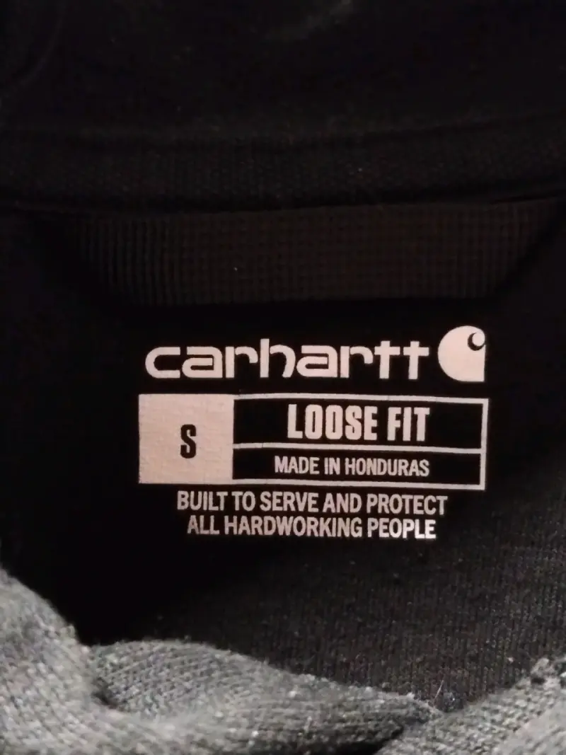 Polerón con capucha Carhartt negro talla S - 3