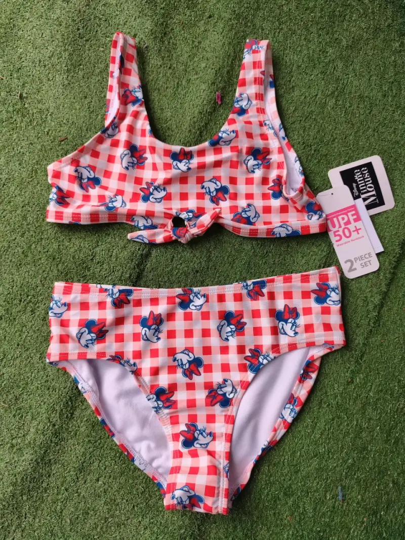Bikini infantil Minnie Mouse con protección UV