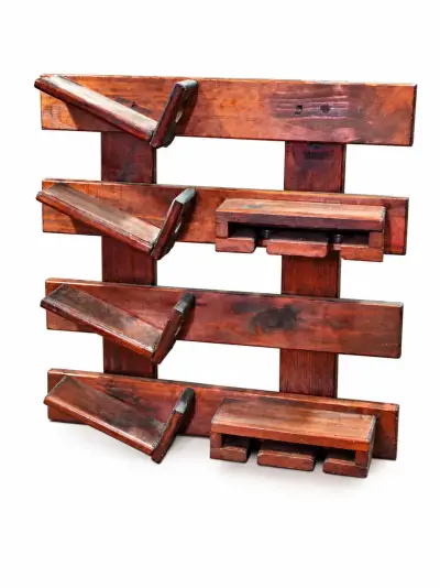 Estante de Madera para Vinos y Copas - miniatura 3