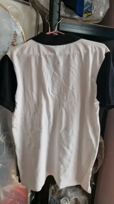 Polera Polo GSHC Blanca y Negra Talla M - miniatura 2