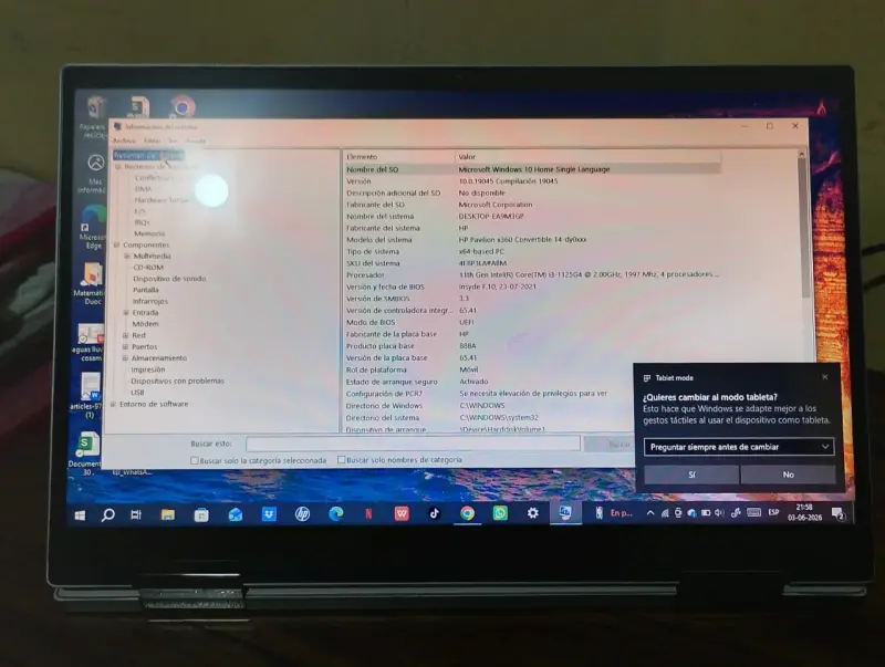 Laptop HP Pavilion x360 con pantalla táctil - 3