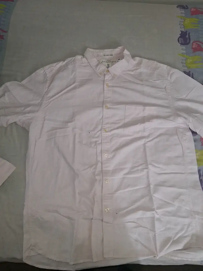 Camisa blanca de hombre H&M talla XL - 1