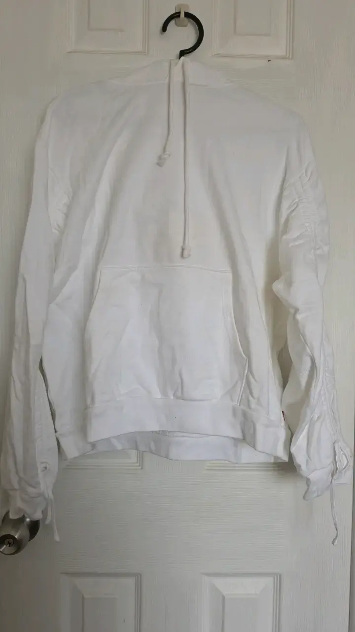 Polerón blanco con capucha Levi's S
