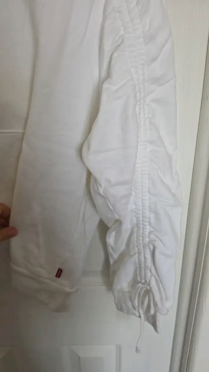 Polerón blanco con capucha Levi's S - 3