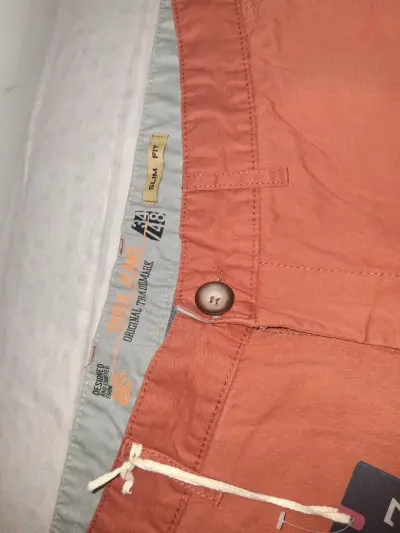Pantalones Sioux Jeans Slim Fit Naranjas - miniatura 1