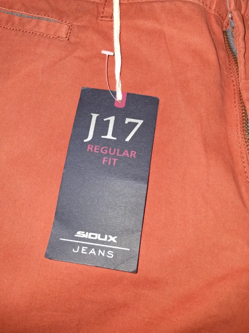 Pantalones Sioux Jeans Slim Fit Naranjas - 3