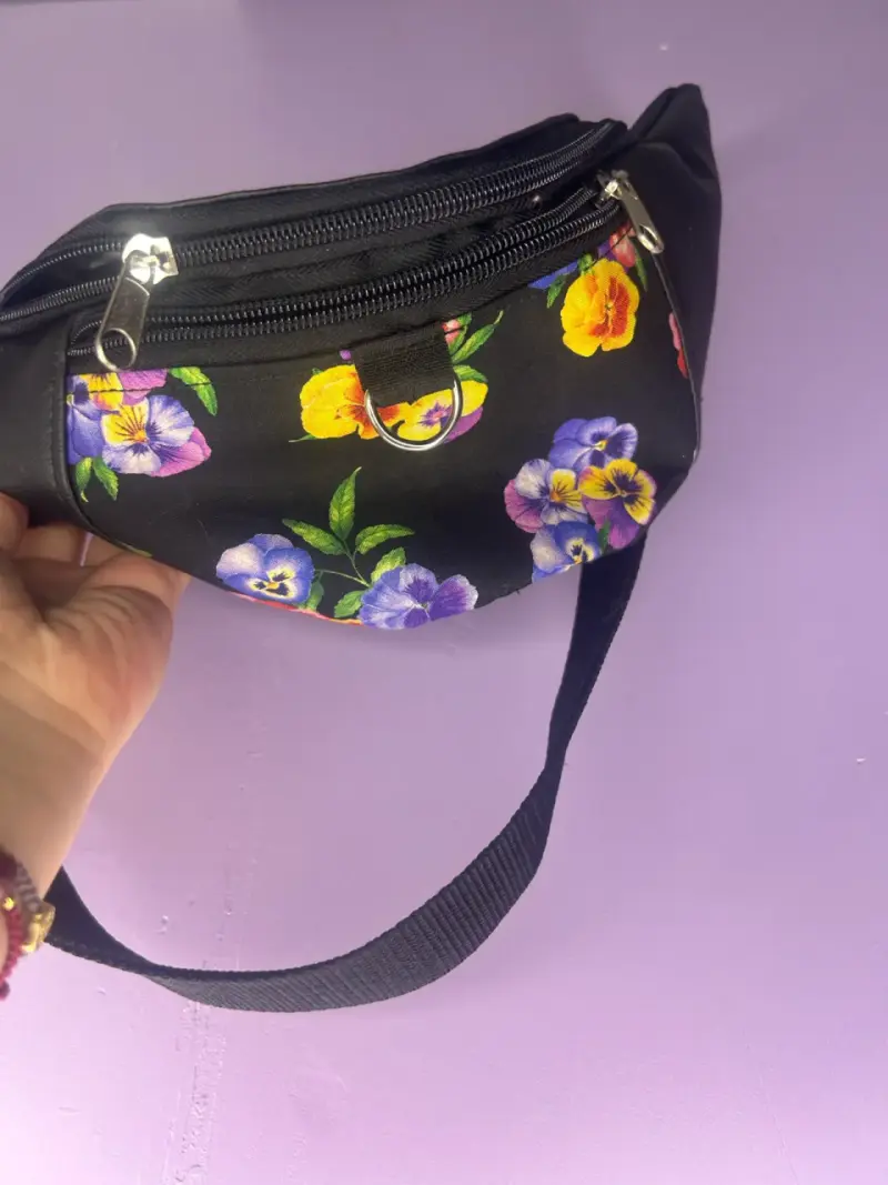 Banano negro con diseño floral - 5