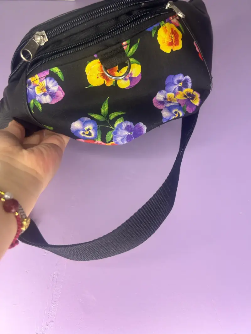 Banano negro con diseño floral - 6