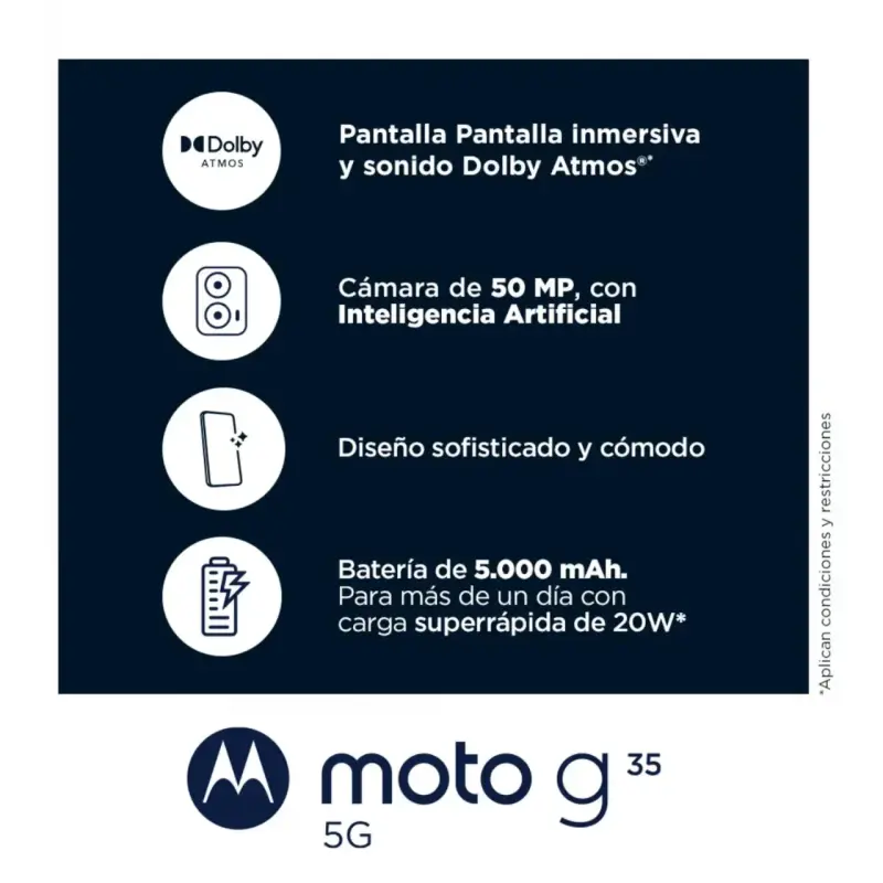 Motorola G 35 5G , Dual Sim , 256Gb + Audif Sleve - 4