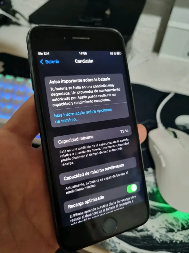 iPhone 7 (73%) - 2