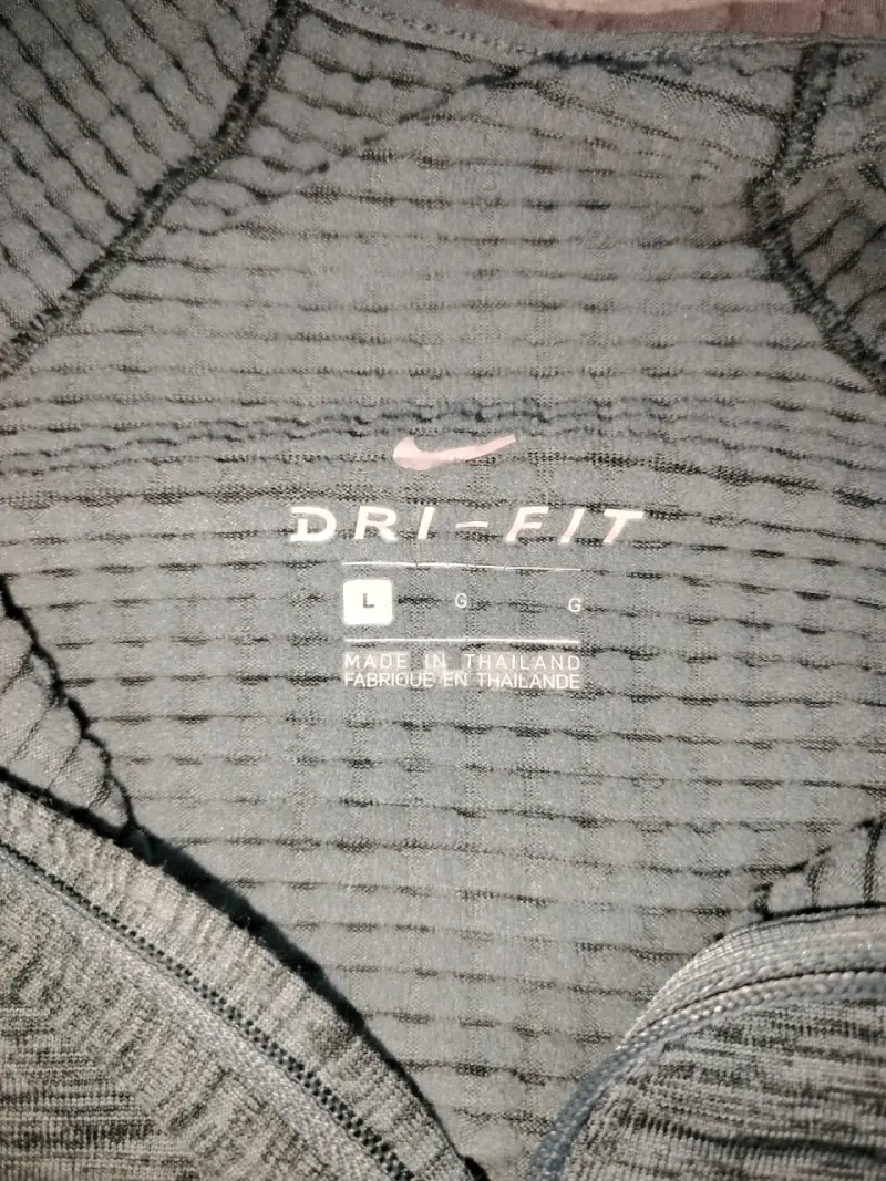 Polerón Nike Dri-Fit Gris Talla L