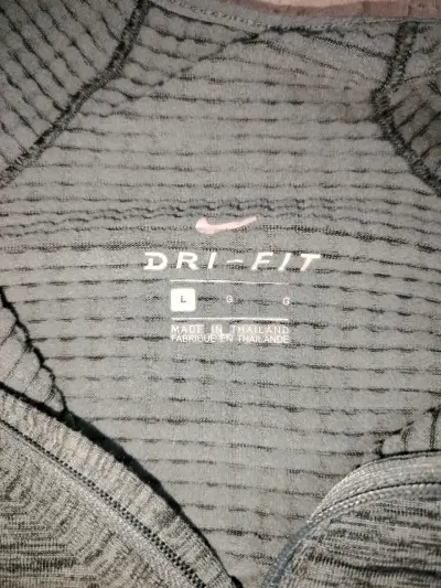 Polerón Nike Dri-Fit Gris Talla L - miniatura 1