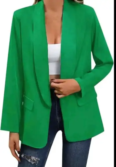 Blazer verde para mujer elegante - miniatura 1