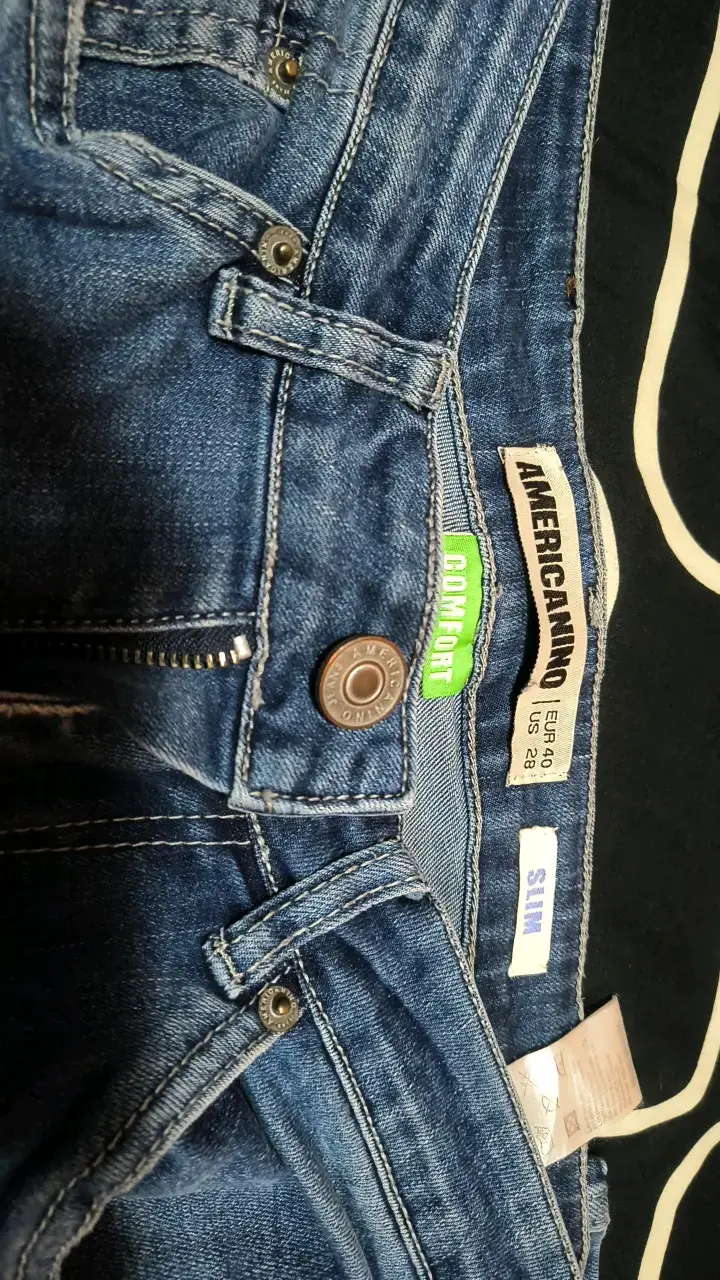 Jeans azul slim fit Americano talla 40 - 4