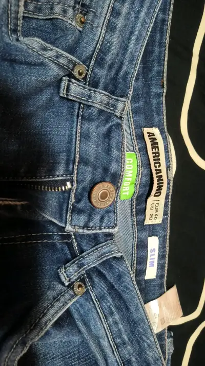 Jeans azul slim fit Americano talla 40 - miniatura 4